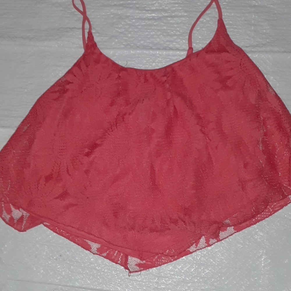 Pink crop top
